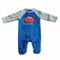 Preview: Disney Cars Anzug, Overall, Coral Fleece, blau-grau, Gr. 62-92